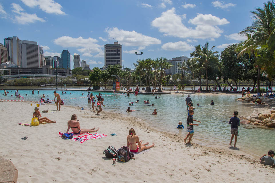 Playa artificial Brisbane
