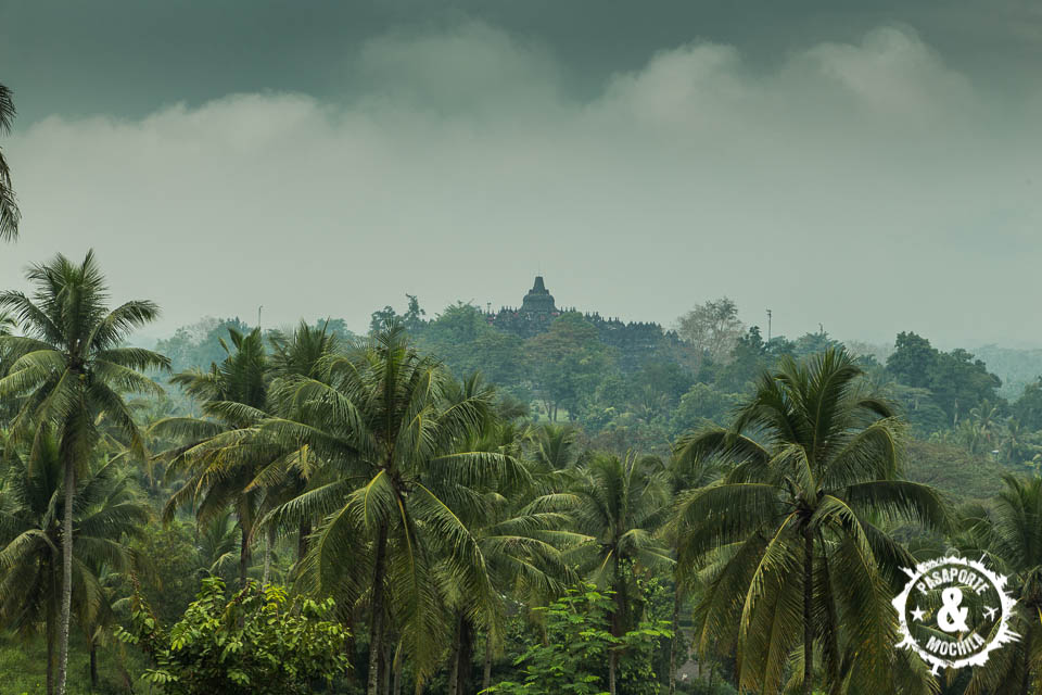 Borobudur desde la colina.