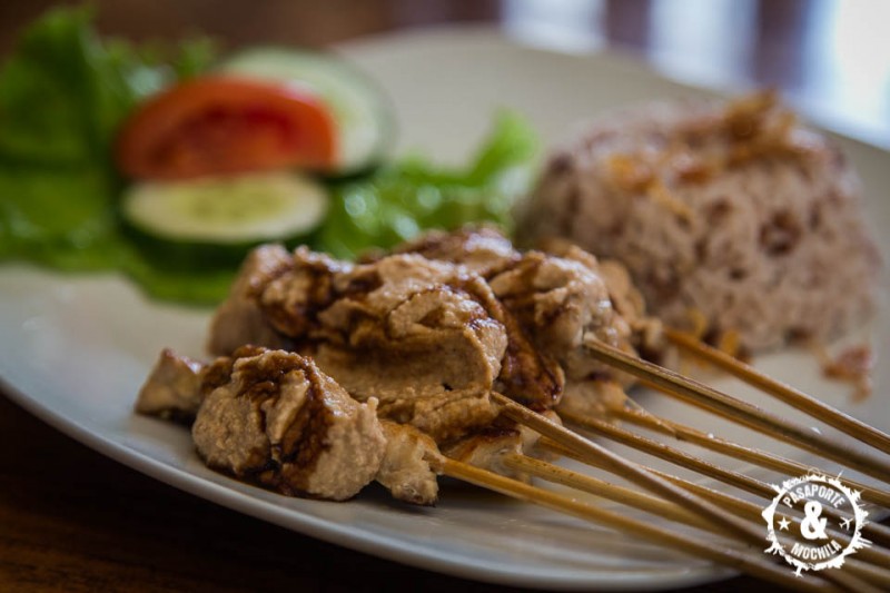 Chicken Satay delicioso.